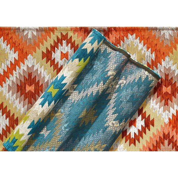 Zelen/moder pralen tekač 55x190 cm Avana Oasi – Floorita-image-2