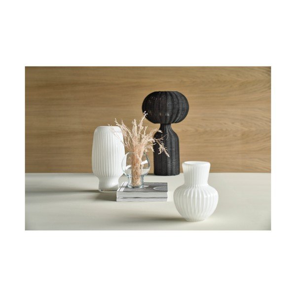 Bela steklena vaza (višina 31,5 cm) Cuneo – Villa Collection-image-4