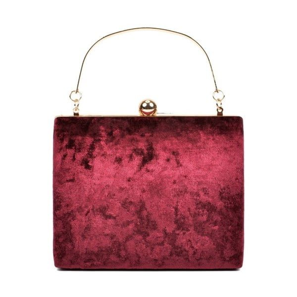 Rdeča torbica iz umetne svile Anna Luchini Mesmero