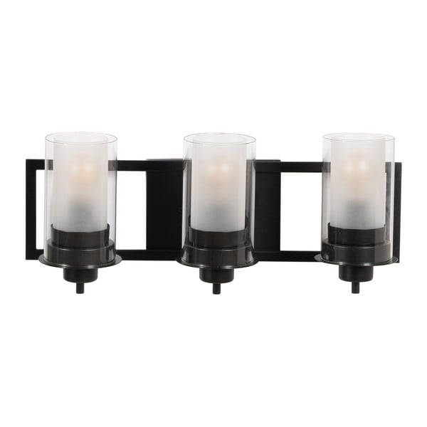 Črna/bela stenska svetilka – Ixia