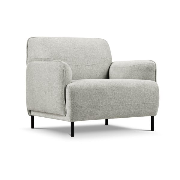 Svetlo siv fotelj Windsor & Co Sofas Neso