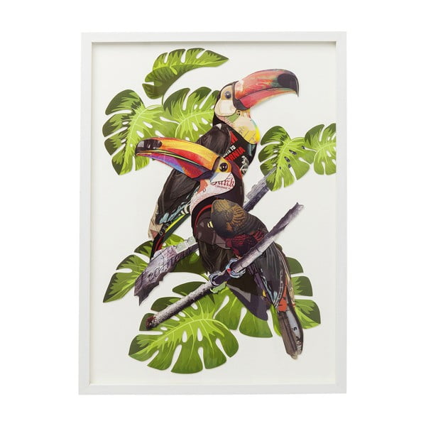 Kare Design Paradise Bird Couple, 70 x 50 cm