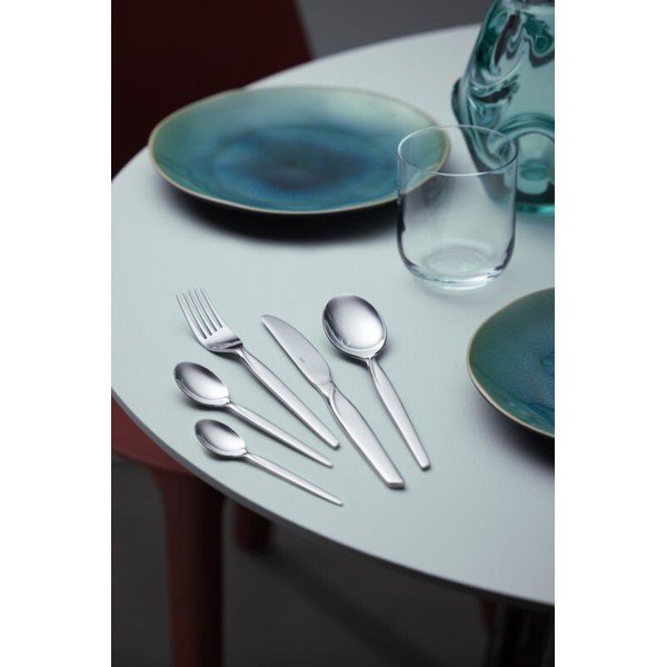 Pribor iz nerjavečega jekla v srebrni barvi 16 ks Twist – Gense-image-1