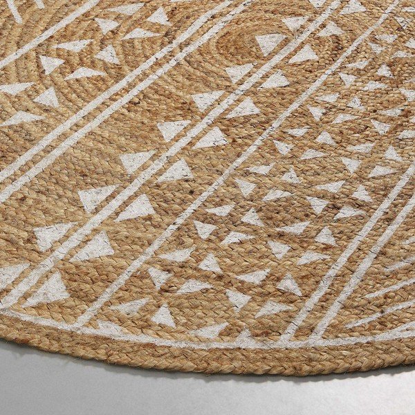 Preproga iz jute Kave Home Cecile, ø 100 cm-image-1