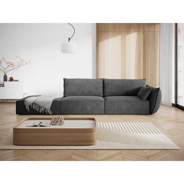 Siv ležalnik (desni kot) Vanda – Mazzini Sofas-image-1
