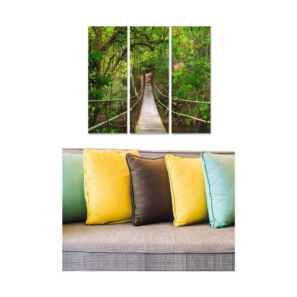 Slike v kompletu 3 ks 20x50 cm Forest – Wallity-image-1