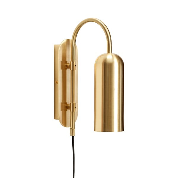 Stenska svetilka v zlati barvi Zenith – Hübsch