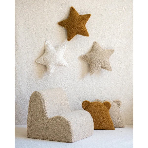 Rjava otroška blazina bouclé Bear – Wigiwama-image-4