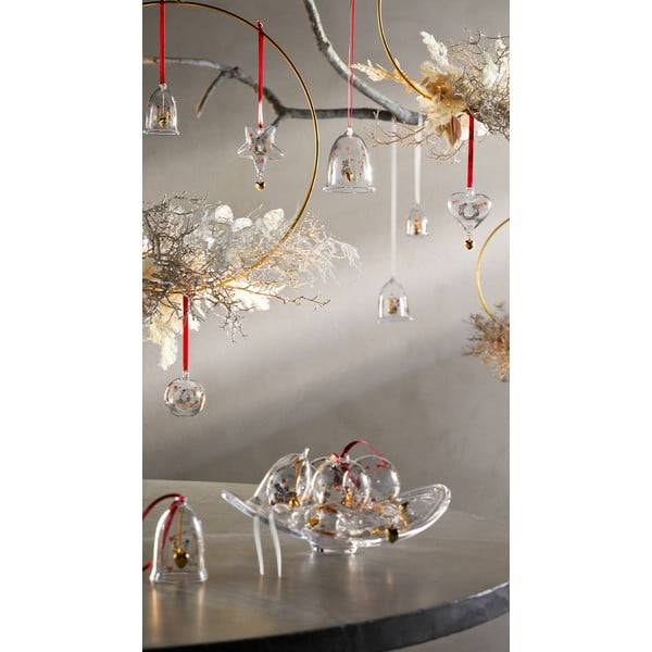 Steklen ročno pihan božični okrasek ø 6,5 cm Ann-Sofi Romme Annual Christmas Bauble – Holmegaard-image-2