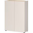 Kremno bela omarica v hrastovem dekorju 74x105x33 cm Alviano – Germania