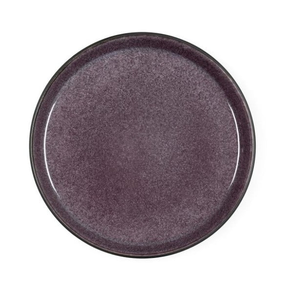 Slivovo vijoličen keramičen desertni krožnik Bitz Mensa, premer 21 cm