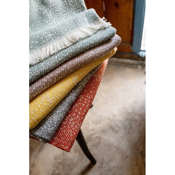 Rožnata pletenina z bombažem Euromant Dotty Diamond, 140 x 180 cm-image-2