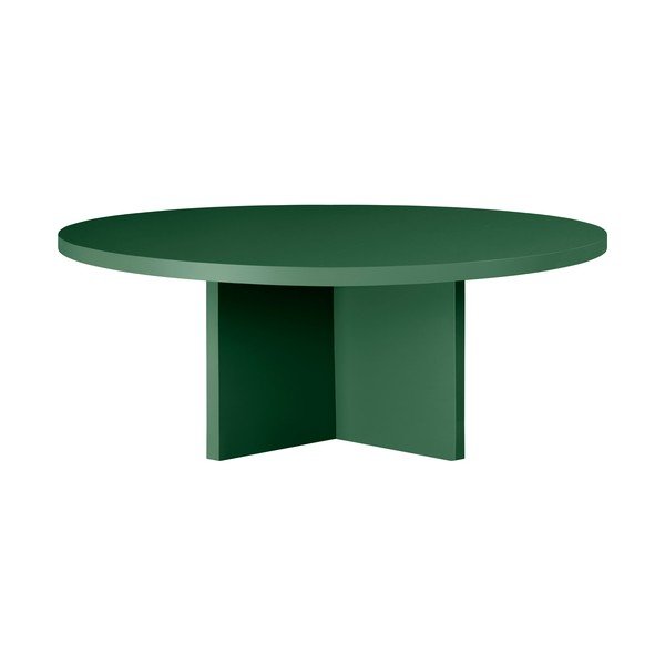 Temno zelena okrogla mizica ø 100 cm Pausa – Really Nice Things-image-3
