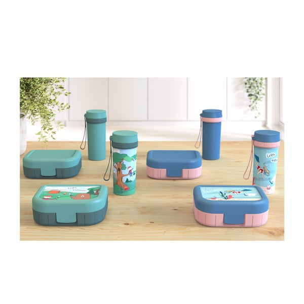 Zelena otroška steklenička 400 ml Memory Kids - Rotho-image-2