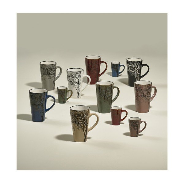 Modre lončene skodelice za espresso v kompletu 4 ks 100 ml Hela – Villa Collection-image-1