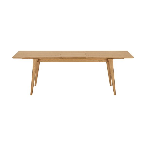 Raztegljiva jedilna miza z dodatno ploščo v hrastovem dekorju 90x180 cm Darwin – House Nordic-image-4