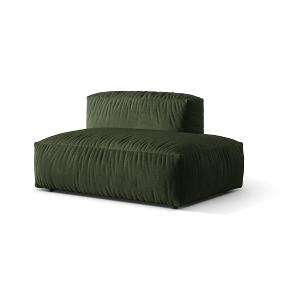 Zelen žameten modul za sedežno garnituro (desni kot) Martina – Micadoni -image-1