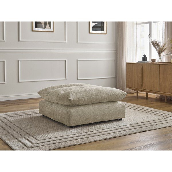 Bež tabure iz šenilje Neil – Bobochic Paris-image-1