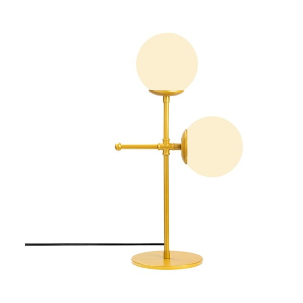 Namizna svetilka v zlato-beli barvi Opviq lights Mudoni-image-2