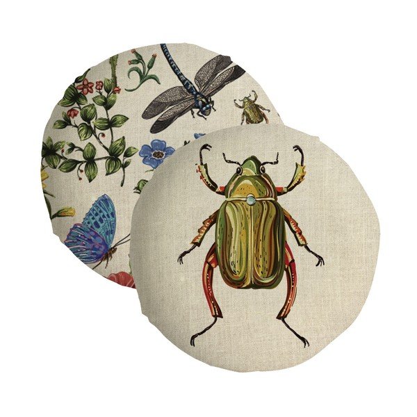 Obojestranski okrasni vzglavnik Madre Selva Tierra Bella, ⌀ 45 cm-image-2