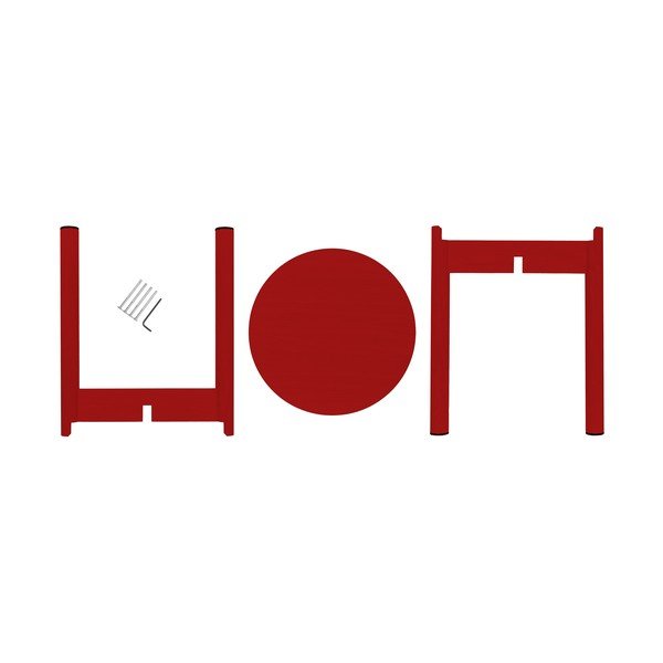 Rdeč stolček iz masivne bukve Hopp – noo.ma-image-4