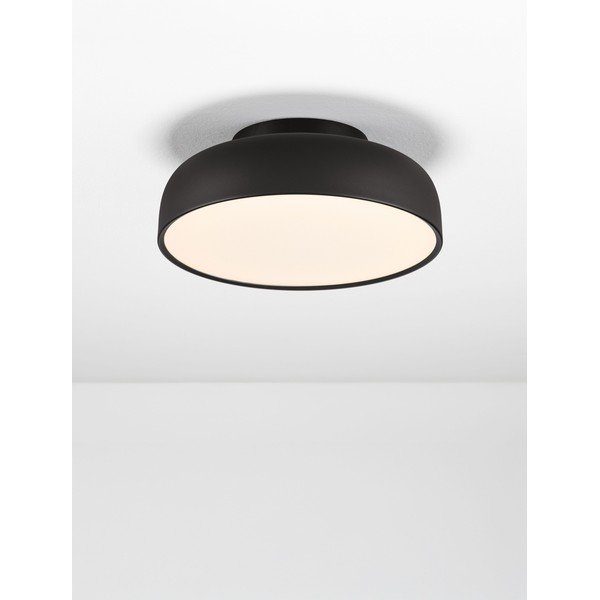 Mat črna aluminijasta LED zatemnitvena stropna svetilka Noelia – Nova Luce-image-3