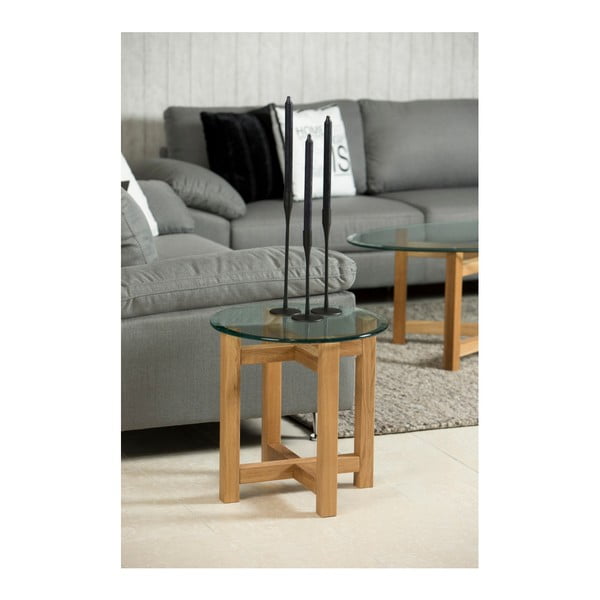 Actona Melia zložljiva mizica, ⌀ 50 cm-image-1