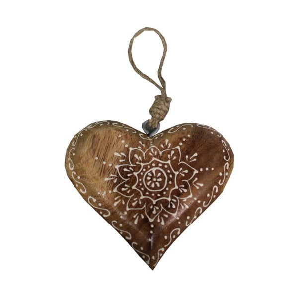Viseča dekoracija v obliki srca Antic Line heart Ornament