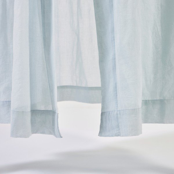 Svetlo moder bombažni baldahin Carelene - Kave Home-image-1