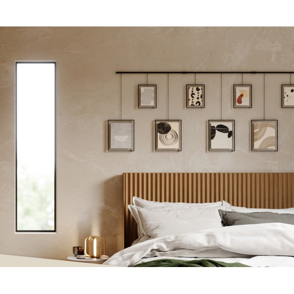 Črni kovinski stenski okvirji v kompletu 9 ks 223x77,5 cm Exhibit – Umbra-image-4