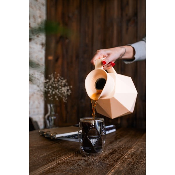 Kremasto bela termovka Vialli Design Geo, 1 l-image-4