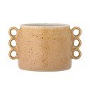 Ročno poslikan okrasni cvetlični lonec iz kamenine ø 15 cm Souri – Bloomingville