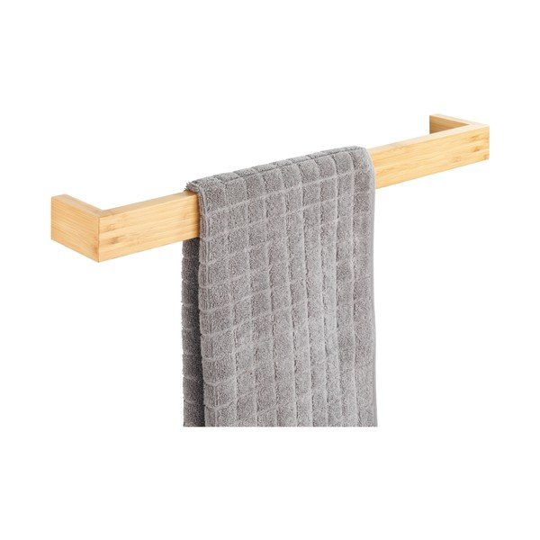 Bambusovo stensko držalo za brisače Wenko Light, širina 60 cm-image-1