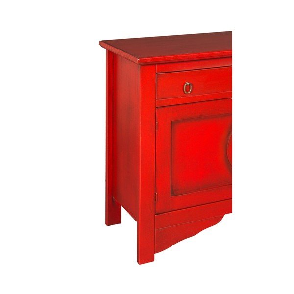 Rdeča komoda Evergreen House Credenza-image-2