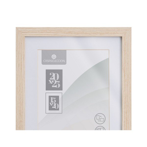 Samostoječ ali stenski okvir v naravni barvi 22,5x28 cm Sencillo – Casa Selección-image-2