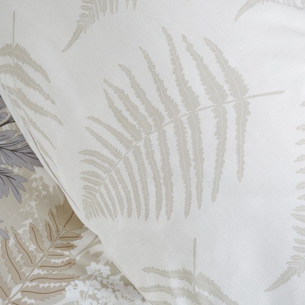 Bež/kremno bela posteljnina 135x200 cm Floral Foliage – Catherine Lansfield-image-4
