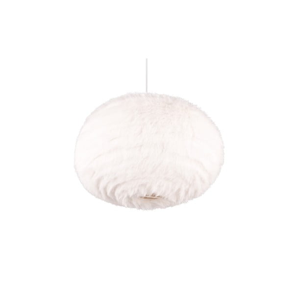 Kremno bela viseča svetilka ø 50 cm Furry – Reality-image-2