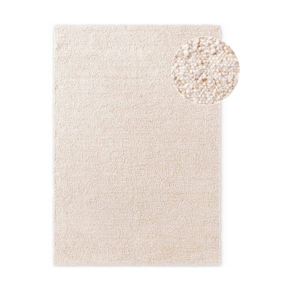 Kremno bela ročno tkana bouclé preproga 200x290 cm Notting Hill Portobello – Ted Baker