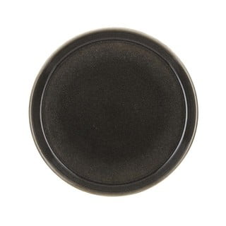 Temno siv keramičen plitev krožnik Bitz Mensa, premer 27 cm
