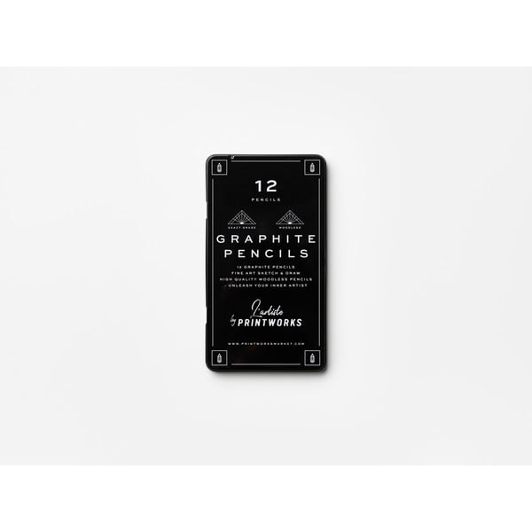 Svinčniki v kompletu 12 ks Graphite – Printworks-image-2