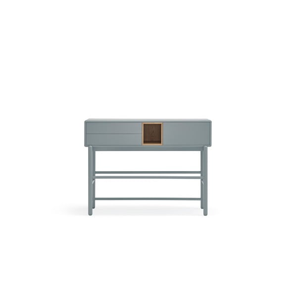 Modra/siva stranska mizica 35x120 cm Corvo – Teulat