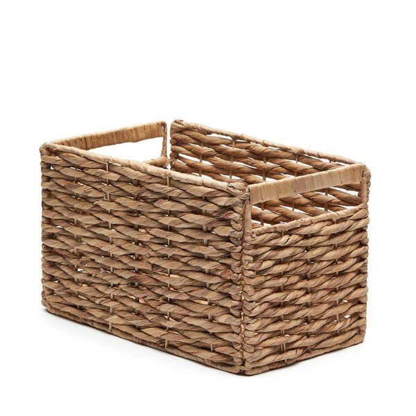 Košara iz vodne hijacinte 25x35x27,5 cm Words – Kave Home