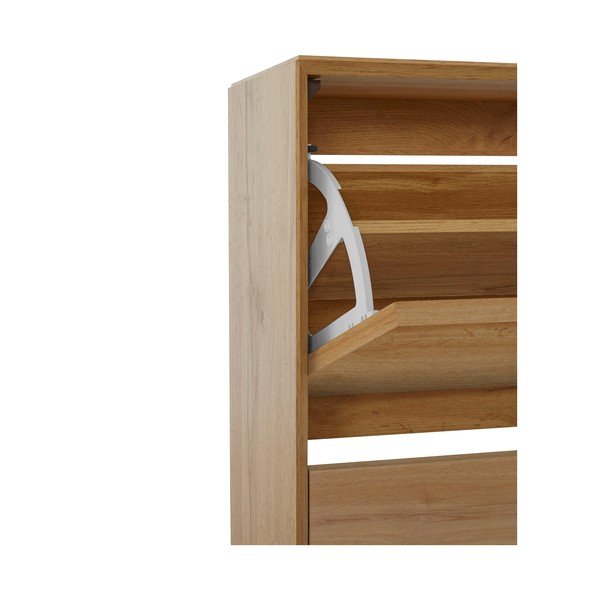 Preklopna omarica za čevlje v hrastovem dekorju Ezra – Støraa-image-4