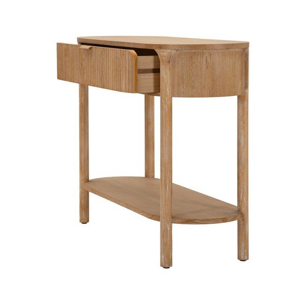 Stranska mizica iz masivne jelke v naravni barvi 40x110 cm Gothenburg – Mauro Ferretti-image-4