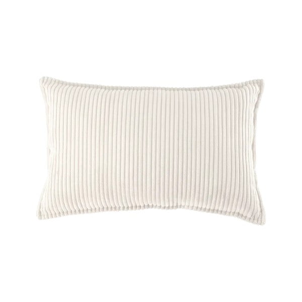 Kremno bela otroška blazina rebrasti žamet Bolster – Wigiwama