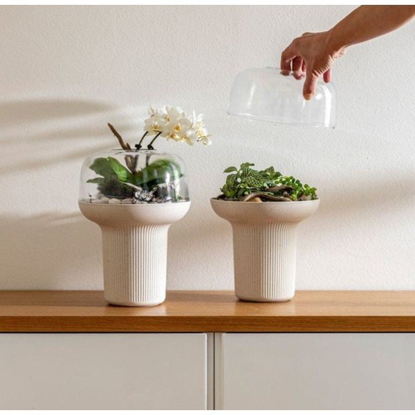 Plastičen cvetlični lonec ø 19 cm Humidarium – Plastia-image-1