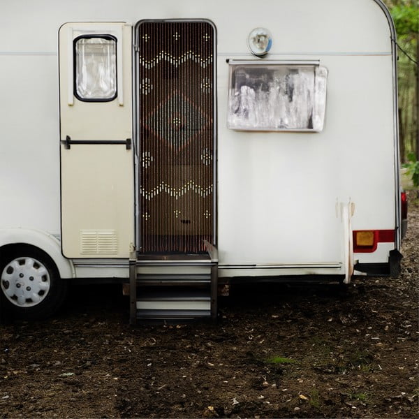 Bambusova zavesa za vrata v naravni barvi 90x200 cm Rhombus – Maximex-image-4