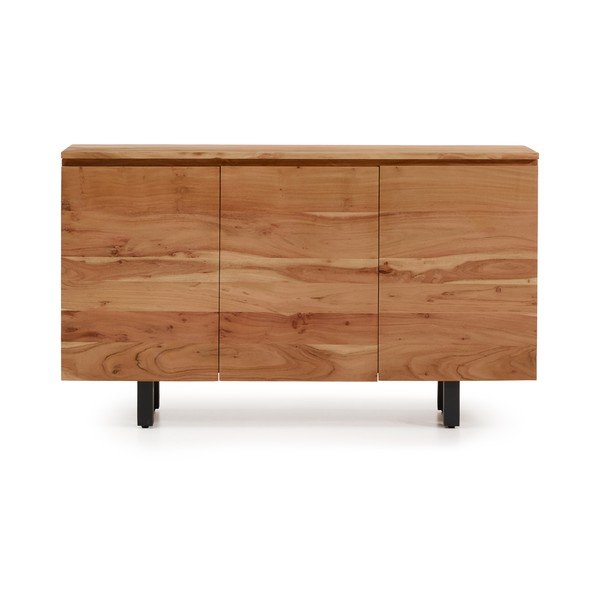 Komoda iz masivne akacije v naravni barvi 150x88x40 cm Uxue – Kave Home
