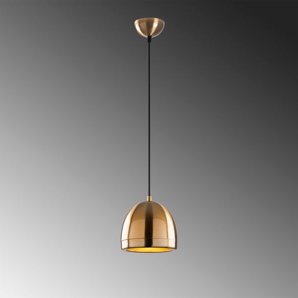 Viseča svetilka v bronasti barvi s kovinskim senčnikom ø 17 cm Mugo – Opviq lights-image-4