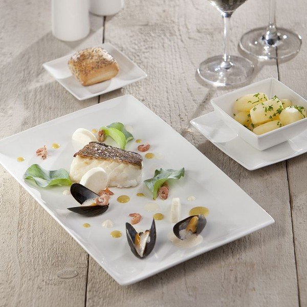 Porcelanast pladenj 13x24 cm Squito – BonBistro-image-1